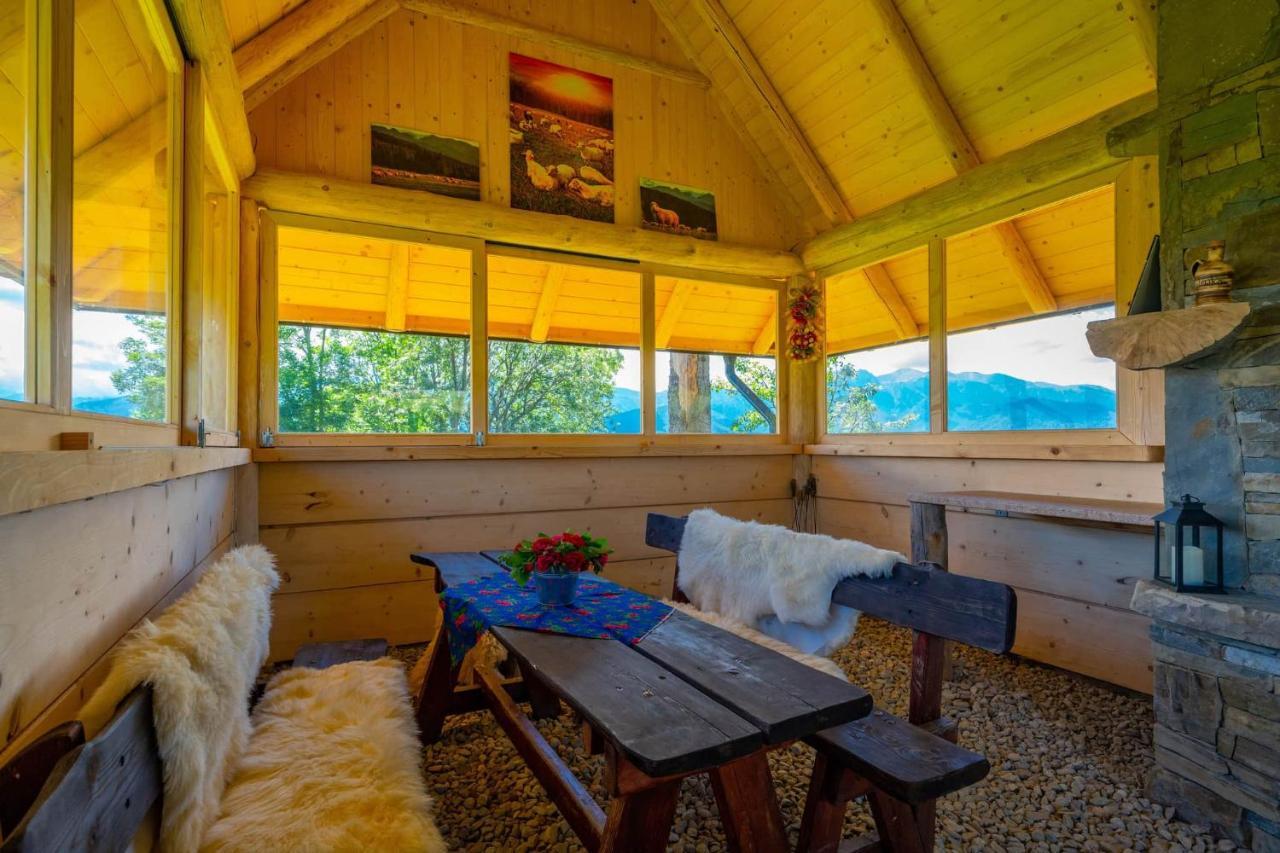 Domki Widokowe Wooden Luxury Chalet & Jacuzzi Зомб Экстерьер фото
