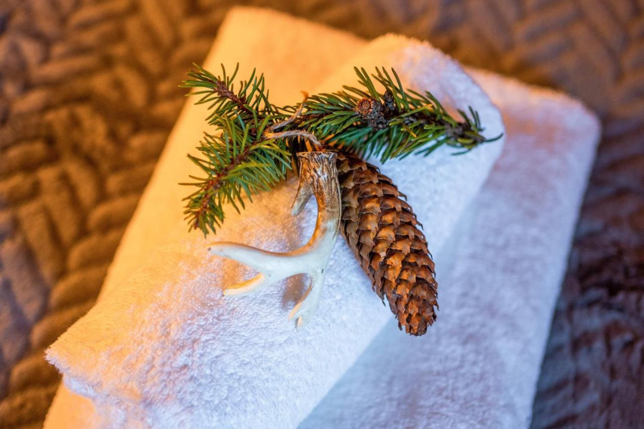 Domki Widokowe Wooden Luxury Chalet & Jacuzzi Зомб Экстерьер фото