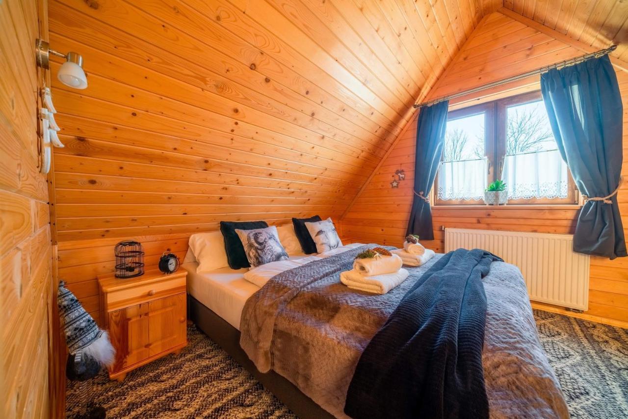 Domki Widokowe Wooden Luxury Chalet & Jacuzzi Зомб Экстерьер фото