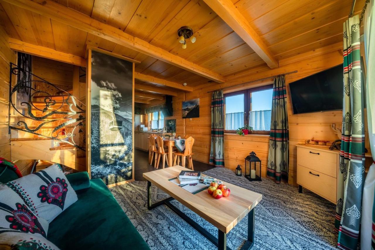 Вилла Domki Widokowe Wooden Luxury Chalet Зомб Экстерьер фото