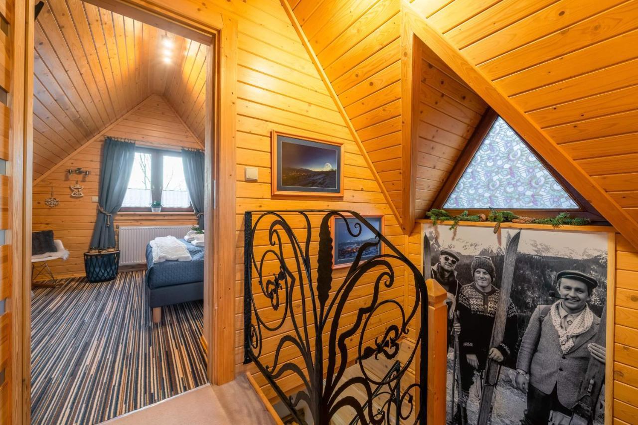 Вилла Domki Widokowe Wooden Luxury Chalet Зомб Экстерьер фото