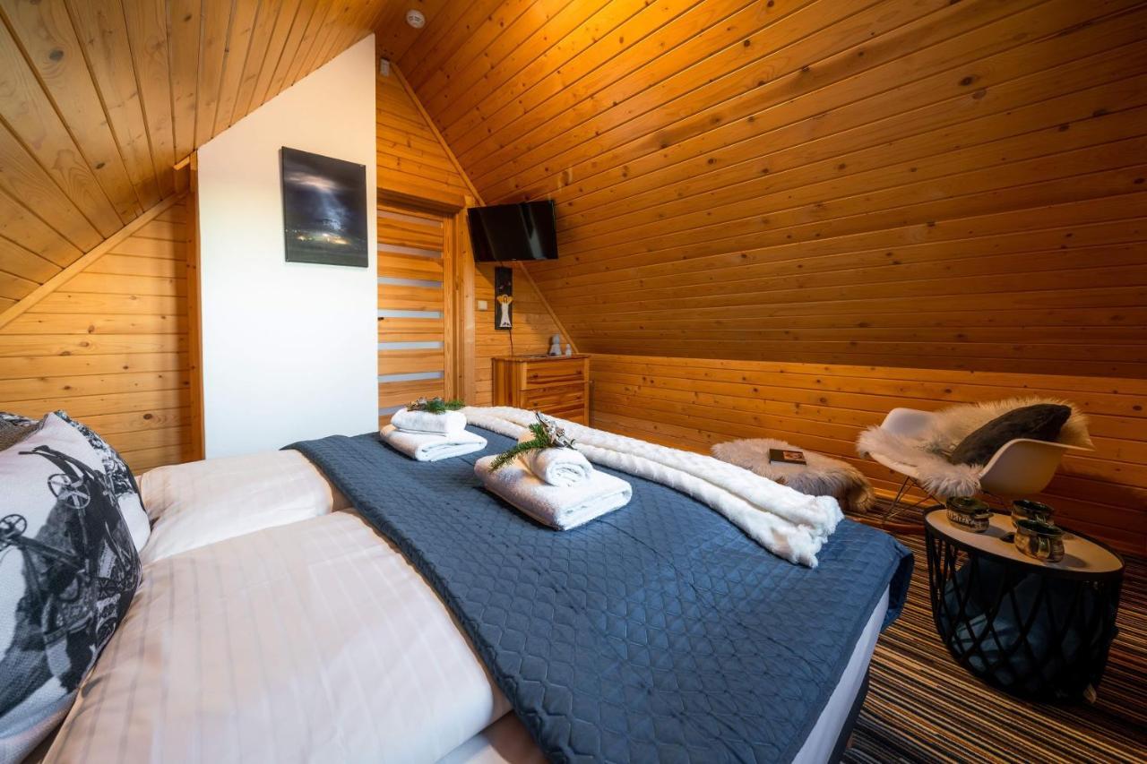 Domki Widokowe Wooden Luxury Chalet & Jacuzzi Зомб Экстерьер фото