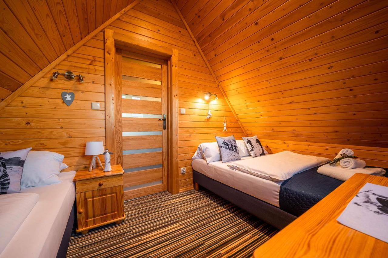 Вилла Domki Widokowe Wooden Luxury Chalet Зомб Экстерьер фото