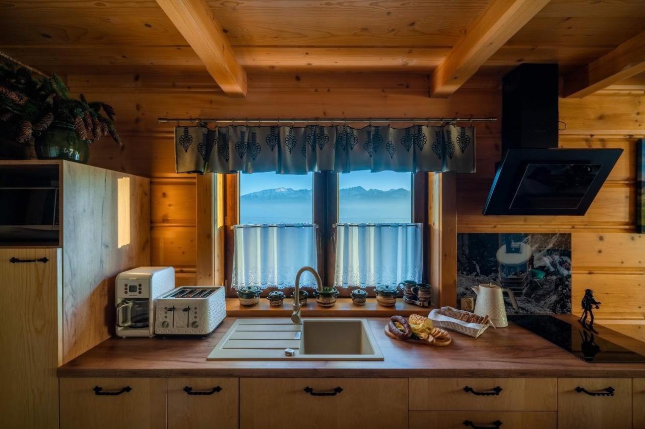 Domki Widokowe Wooden Luxury Chalet & Jacuzzi Зомб Экстерьер фото