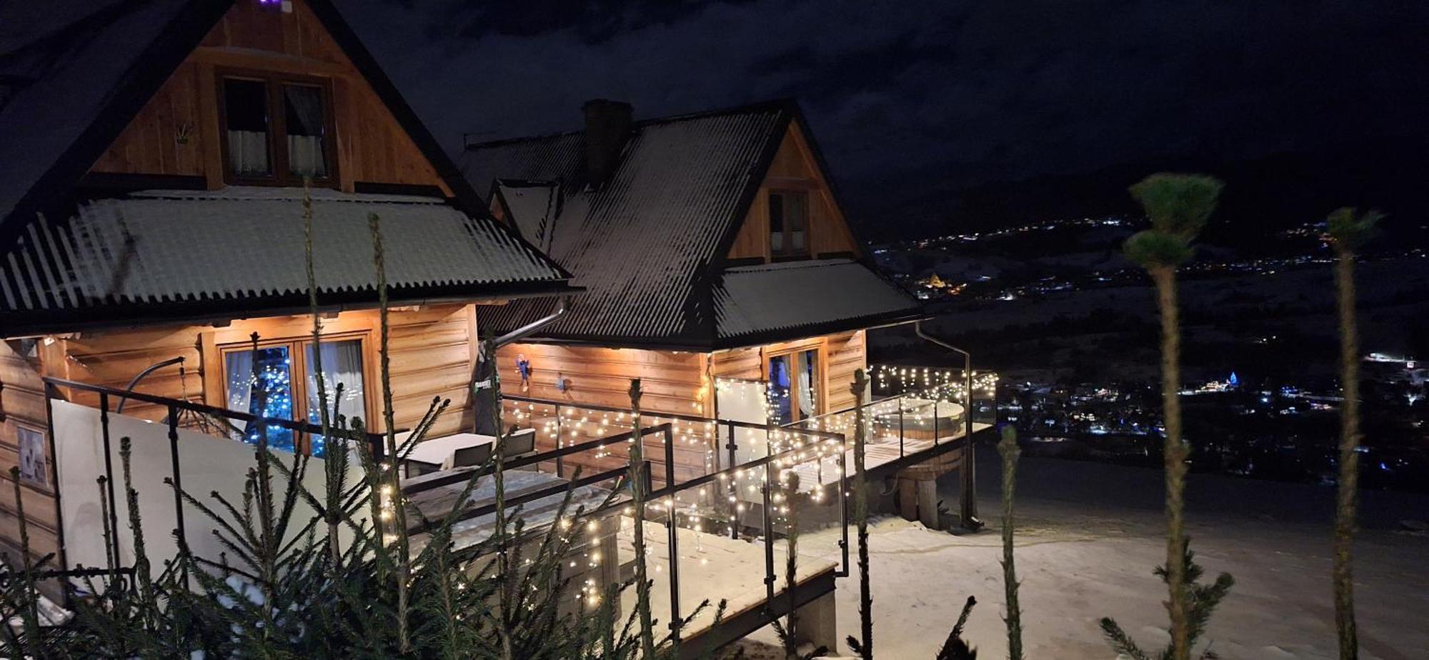 Domki Widokowe Wooden Luxury Chalet & Jacuzzi Зомб Экстерьер фото