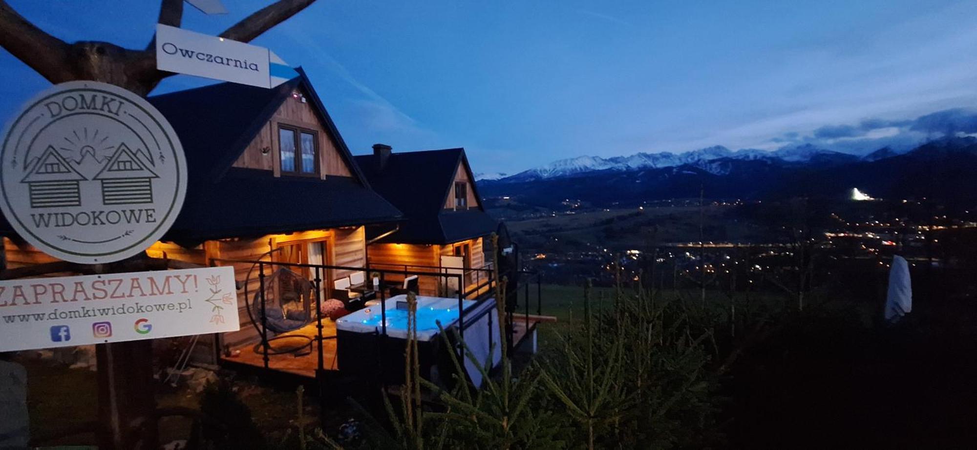 Вилла Domki Widokowe Wooden Luxury Chalet Зомб Экстерьер фото